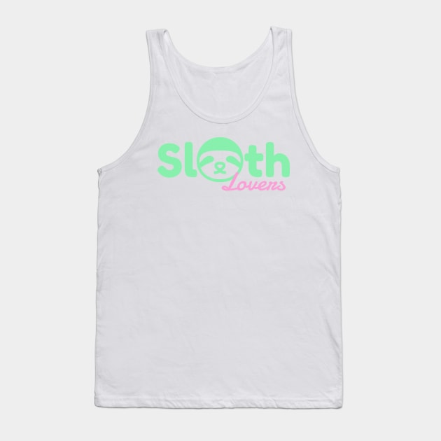 Sloth Lovers Tank Top by Pot-Hero